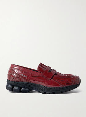 New balance 女士 运动鞋 1906L 皮质橡胶边网纱直入式运动鞋