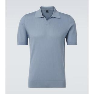 Fedeli 男士 POLO衫 棉质凸纹布