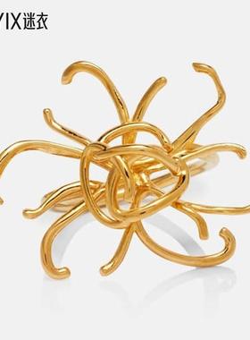 Oscar de la Renta奥斯卡德拉伦塔 女款Threaded 花朵戒指 迷衣时