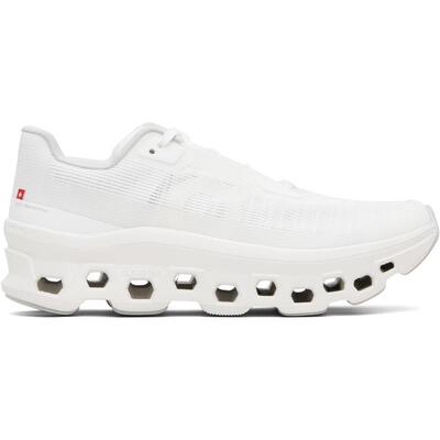 On 昂跑 女士 运动鞋 白色 Cloudmonster Void