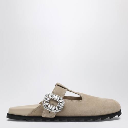 Roger Vivier 女士 SS26 凉拖 Slidy Viv T 繫帶穆勒鞋