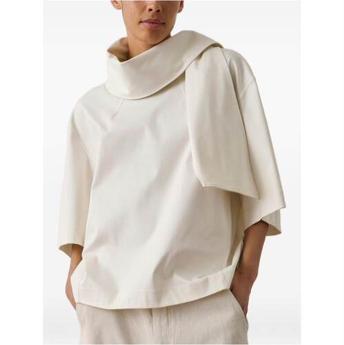 Soeur 女士 SS26 上衣 白色棉质T恤衬衫