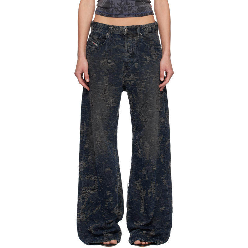 Diesel 女士 牛仔长裤 黑色 Relaxed 1996 D-Sire 牛仔裤