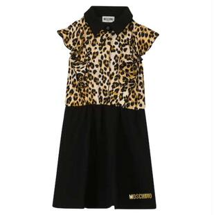 Moschino 莫斯奇诺 中性（儿童） 连衣裙 荷叶边弹性针织童装
