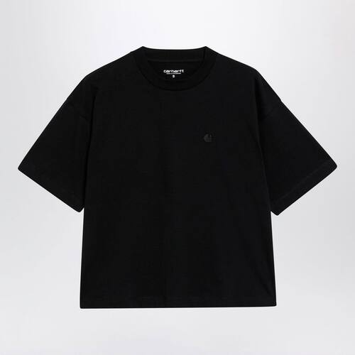 Carhartt WIP 卡哈特 女士 FW26 T恤 CHESTER 黑色短款有机棉