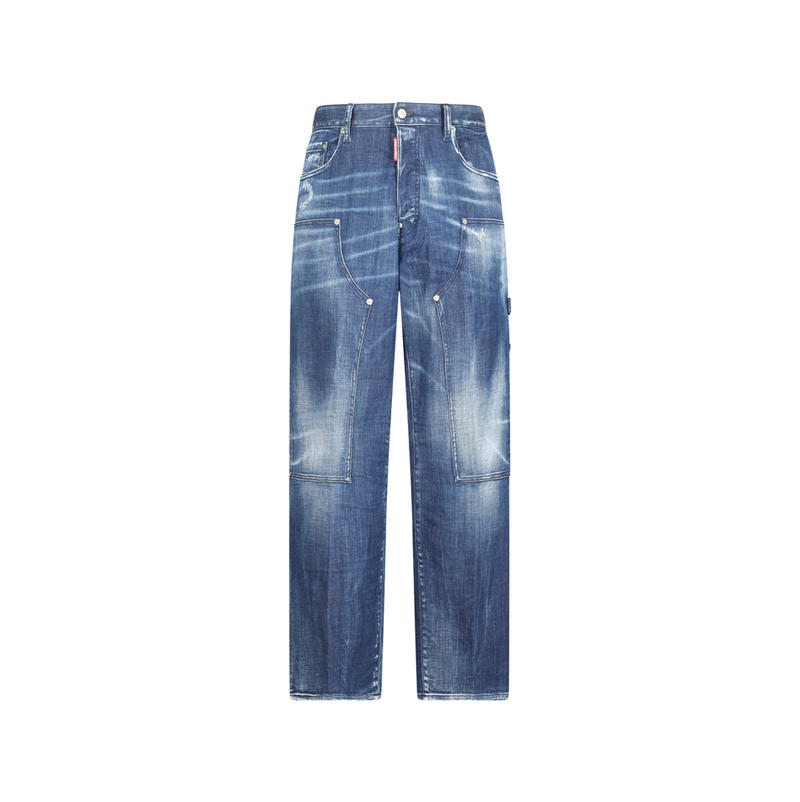 DSquared2 D二次方 男士 SS25 牛仔长裤 腰带环牛仔裤图片
