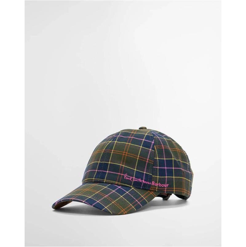 Barbour 巴伯尔 男士 FW26 棒球帽 X Paul Smith 格子呢图片