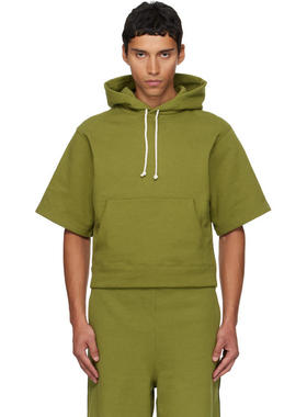 VENEDA CARTER  男士 卫衣 独家发售绿色短袖连帽衫