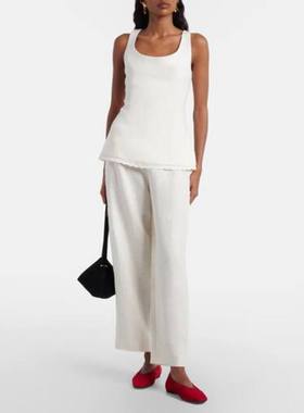 POSSE 女士 背心 Effi 齿纹亚麻背心上衣