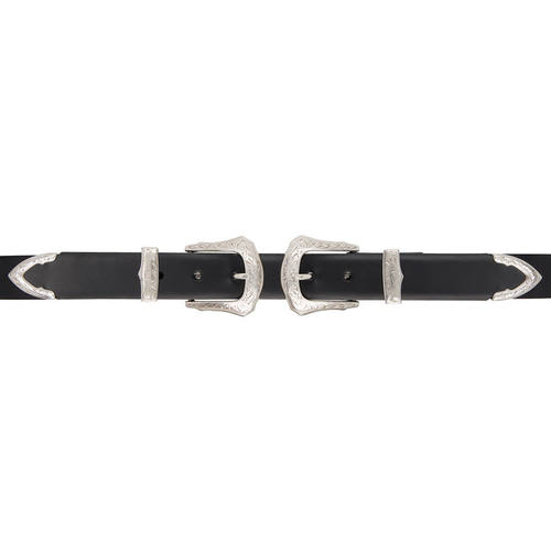 Toga 女士 腰带 PULLA 黑色 Double Buckle Wide