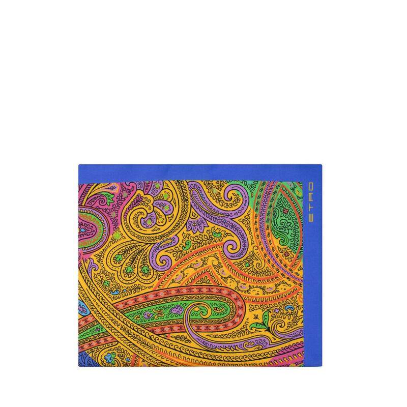 Etro 艾绰 女士 SS26 围巾 Etro几何佩斯利花纹丝巾