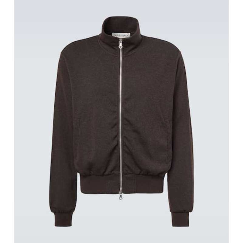 Our Legacy 男士 夹克 Mob 罗纹针织棉混纺短夹克,男装,牛仔外套,淘宝优惠券,粉丝福利购,淘宝优惠卷