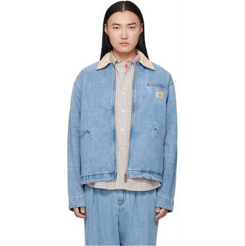 Carhartt WIP 卡哈特 男士 夹克 蓝色 OG Detroit 牛仔