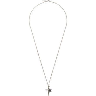 Emanuele Bicocchi 男士 项链/吊坠 Stella  Cross Pendant 项链