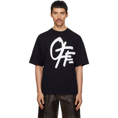 Off-White 男士 T恤 黑色 Shared Spray Logo Skate官网直邮进口