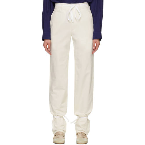 Lemaire 勒梅尔 女士 SS24 长裤 白色 Straight