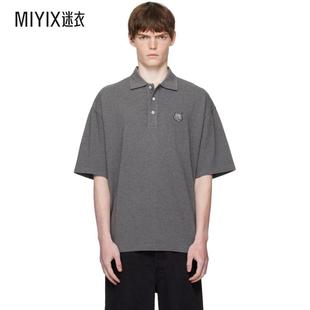 Head 男款 Maison Fox 灰色 Bold Patch Kitsuné Oversize Polo
