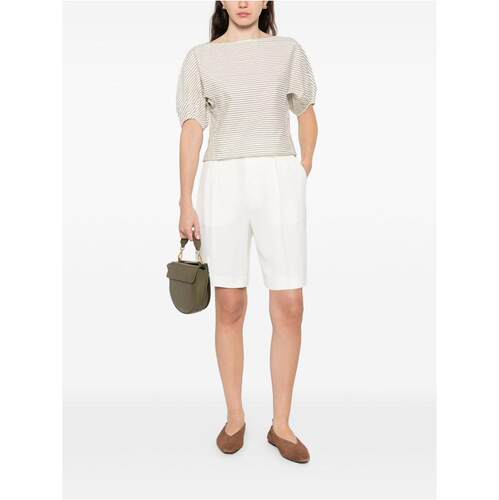 Victoria Beckham 维多利亚·贝克汉姆 女士 SS26 短裤 NATURAL