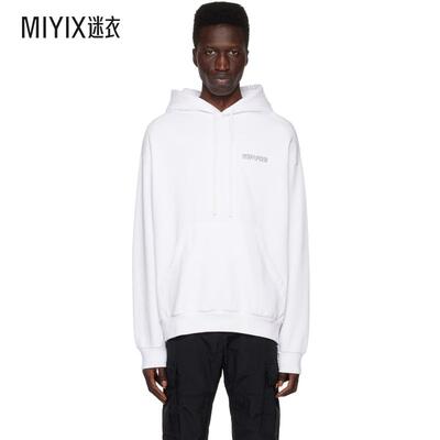 Marcelo Burlon男士徽标连帽卫衣 迷衣时尚