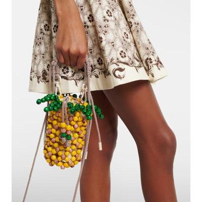 Alémais 女士 手提包 Pineapple 迷你珠饰手提包