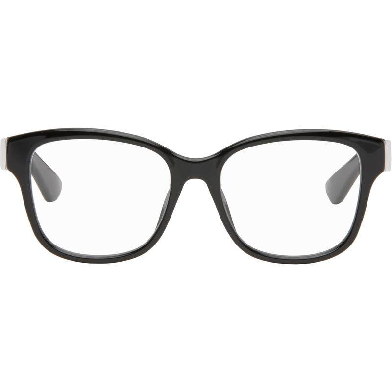 Gucci古驰女士 太阳镜 黑色 Large Square Acetate 眼镜