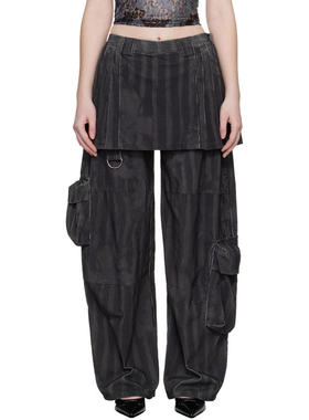 Collina Strada 女士 长裤 黑色 Lawn Skirt 工装裤