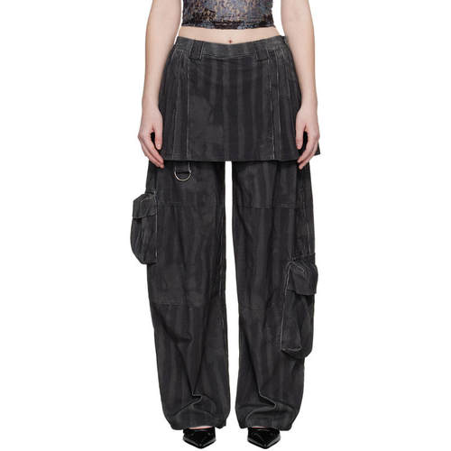 Collina Strada 女士 长裤 黑色 Lawn Skirt 工装裤