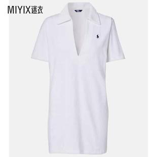 衣领棉质Polo衫 女款 Dress 连衣裙 式 Ralph Polo Lauren拉夫劳伦