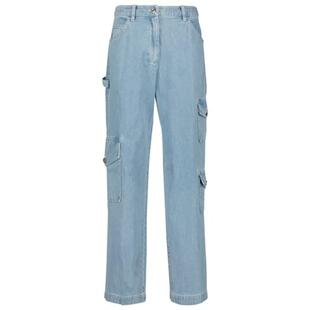Staud 女士 牛仔长裤 Easton 高腰阔腿牛仔裤