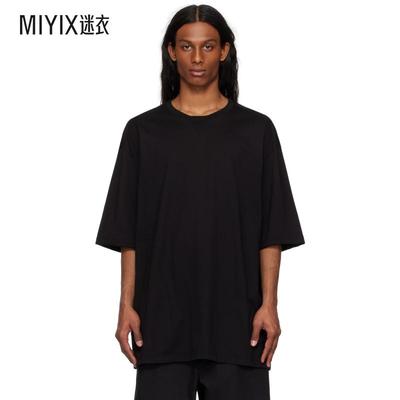 TAKAHIROMIYASHITA THESOLOIST. 0.4黑色 Oversized Crew Neck T