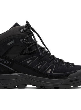 Salomon 男士 短靴 黑色 X-ALP Mid Leather GORE-TEX 踝靴