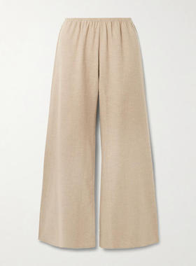 LA LIGNE 女士 SS26 长裤 Colby 棉质法兰绒阔腿裤