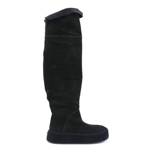 Casadei 卡萨帝 女士 FW26 运动鞋 黑色皮质靴子