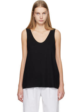 Matteau 女士 背心 黑色 Fluid Scoop 背心