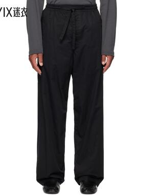 Lemaire 男款黑色 Pyjama 长裤 迷衣时尚