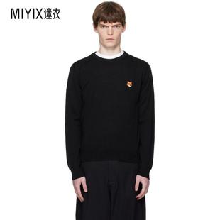 Fox Regular 黑色 Maison Bold 迷 Patch 男款 Kitsuné Head 毛衣