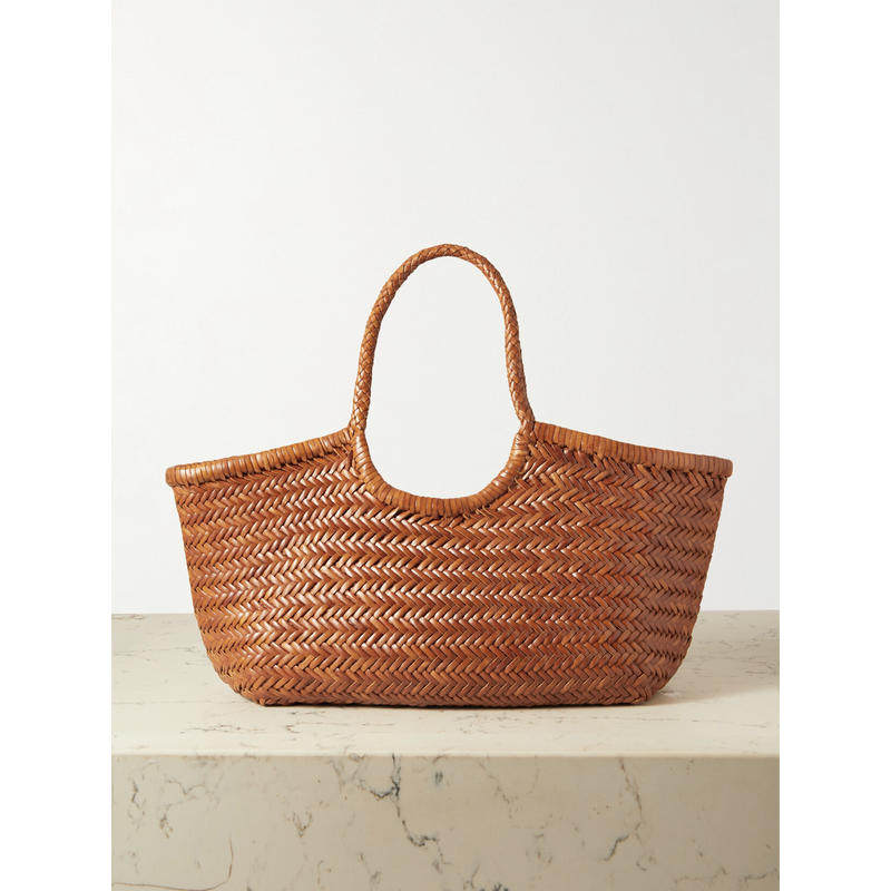 Dragon Diffusion 女士 手提包 Nantucket 编织皮革大号手提包,箱包皮具/热销女包/男包,通用款女包,淘宝优惠券,粉丝福利购,淘宝优惠卷