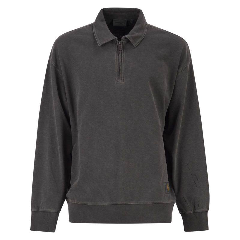 Carhartt 卡哈特 中性（成人） FW26 卫衣 褪色设计棉质半拉链