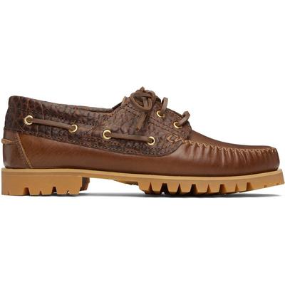 VINNY’s 男士 平底鞋 棕色 Aztec 帆船鞋