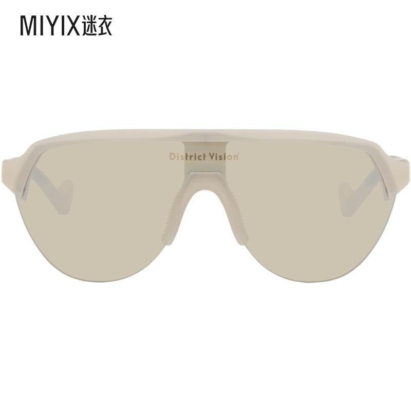 District Vision 男款米色 Nagata Speed Blade 太阳镜 迷衣时尚