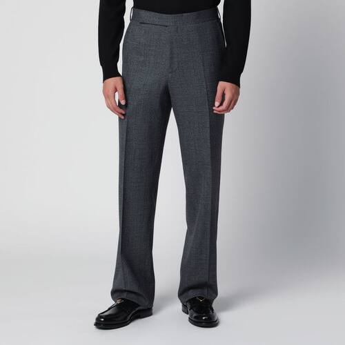 Lardini 男士 FW26 长裤 灰色羊毛裤子
