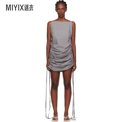 Baserange 女款灰色 Pictorial Strap 连衣裙 迷衣时尚 迷衣时尚