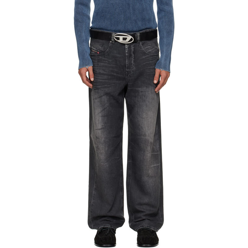 Diesel 男士 牛仔长裤 蓝色 Relaxed 2001 D-Macro-S5 牛仔裤