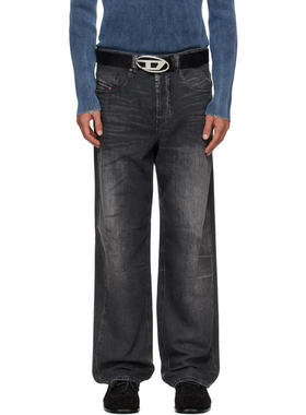 Diesel 男士 牛仔长裤 蓝色 Relaxed 2001 D-Macro-S5 牛仔裤