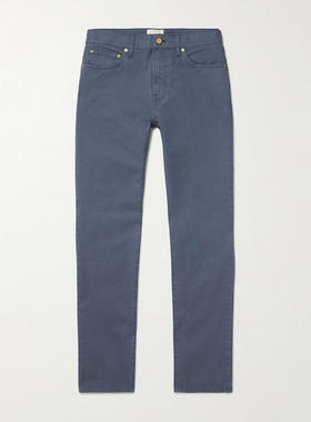 SID MASHBURN 男士 FW25 长裤 直筒棉混纺斜纹布裤子