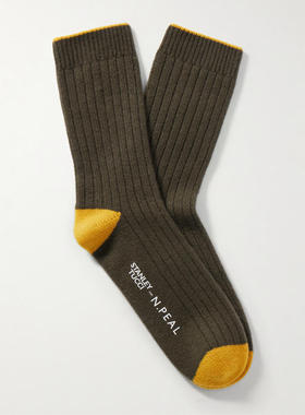N.PEAL CASHMERE 男士 SS26 袜子 + Stanley Tucci 羊绒混纺袜子