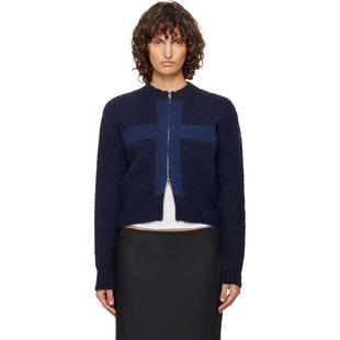 Paloma Wool 女士 卫衣 海军蓝 Cruz Zip 毛衣