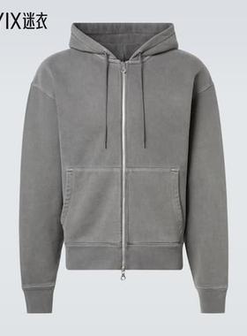 Our Legacy 男款Rascal 棉质抓绒拉链连帽衫 迷衣时尚