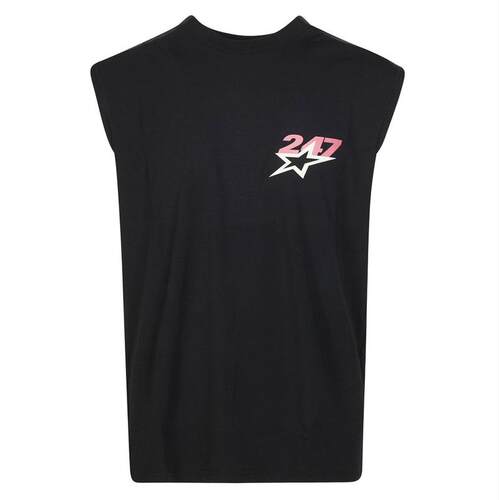 Represent 男士 SS26 背心 247 星形印花圆领
