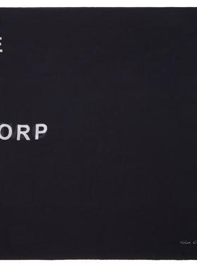 Rick Owens 男士 围巾 黑色 Temple Printed Cot 围巾